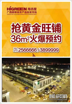 新柳邕·海吉星18-36㎡金铺开启预约，预约金仅2万元