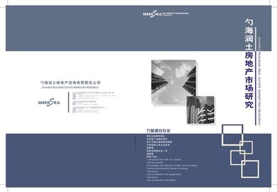 房地产咨询公司画册 专业设计与品牌形象的完美融合